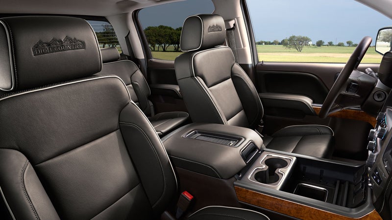 Close-up of the Chevrolet Silverado 1500 seats, featuring tough, high-quality fabric with a robust and comfortable design