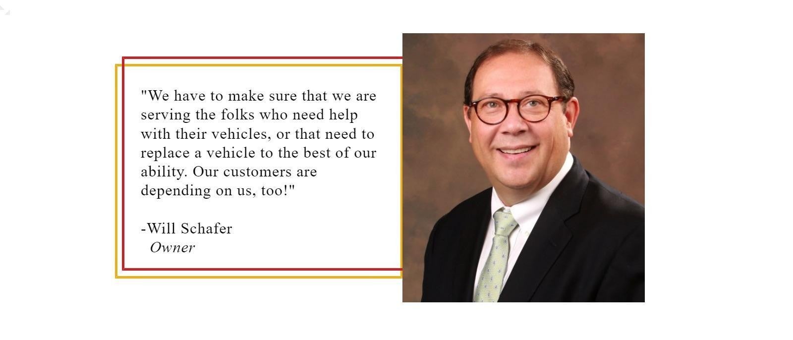 Will Schafer with an inspiring quote